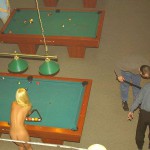At the billiard club